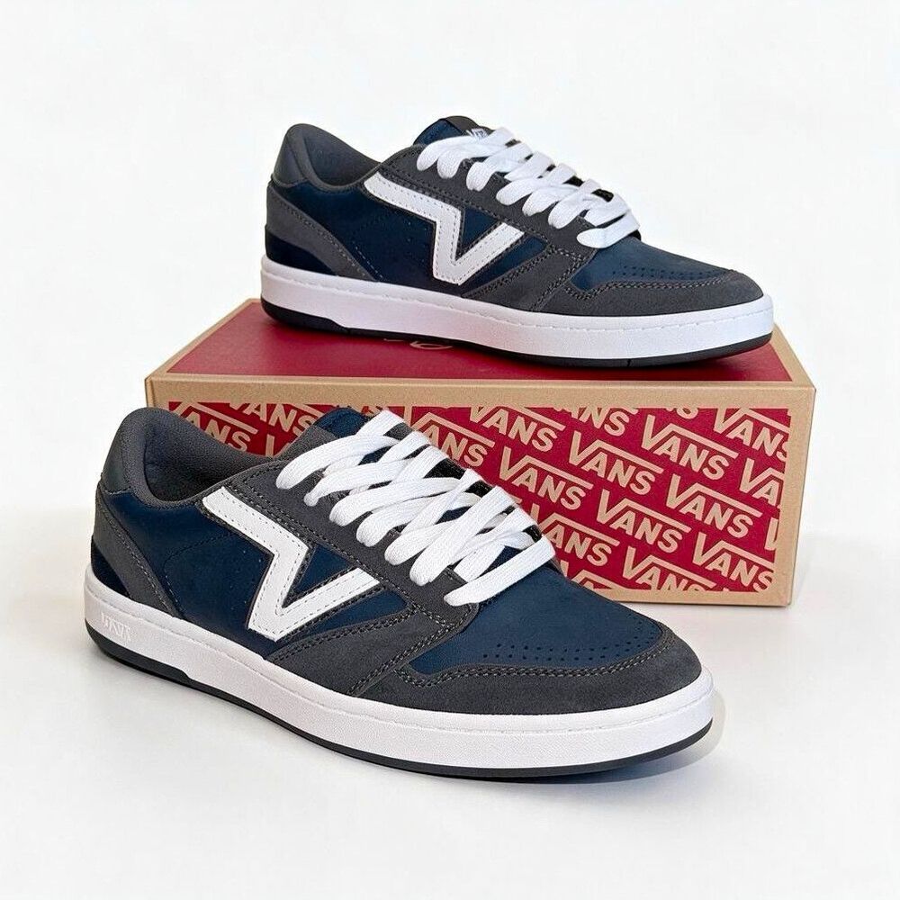 Unisex Vans Lowland 2.0 2-Tone Dark Blue Sneakers Men’s 8 Women’s 9.5 NIB